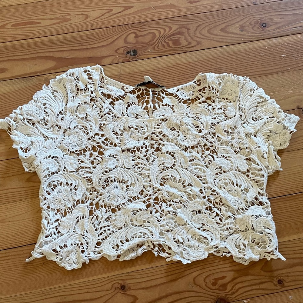 Forever 21 Lace Crop Top